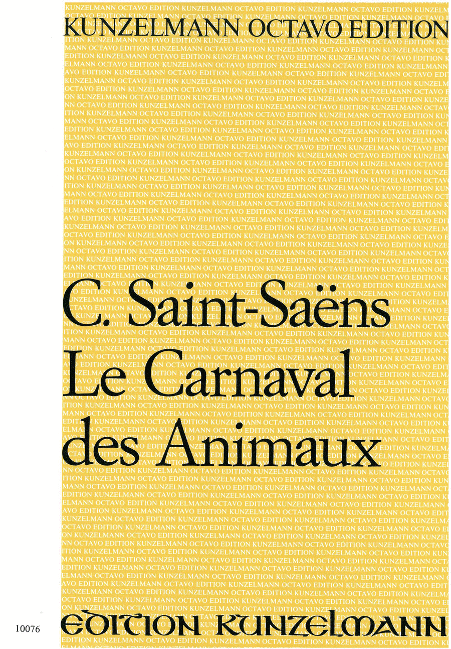 Le carnaval des animaux Chamber Orchestra scores gallery preview page 1