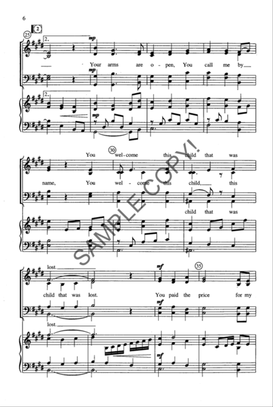 Shadow of the Cross 4-Part scores gallery preview page 4