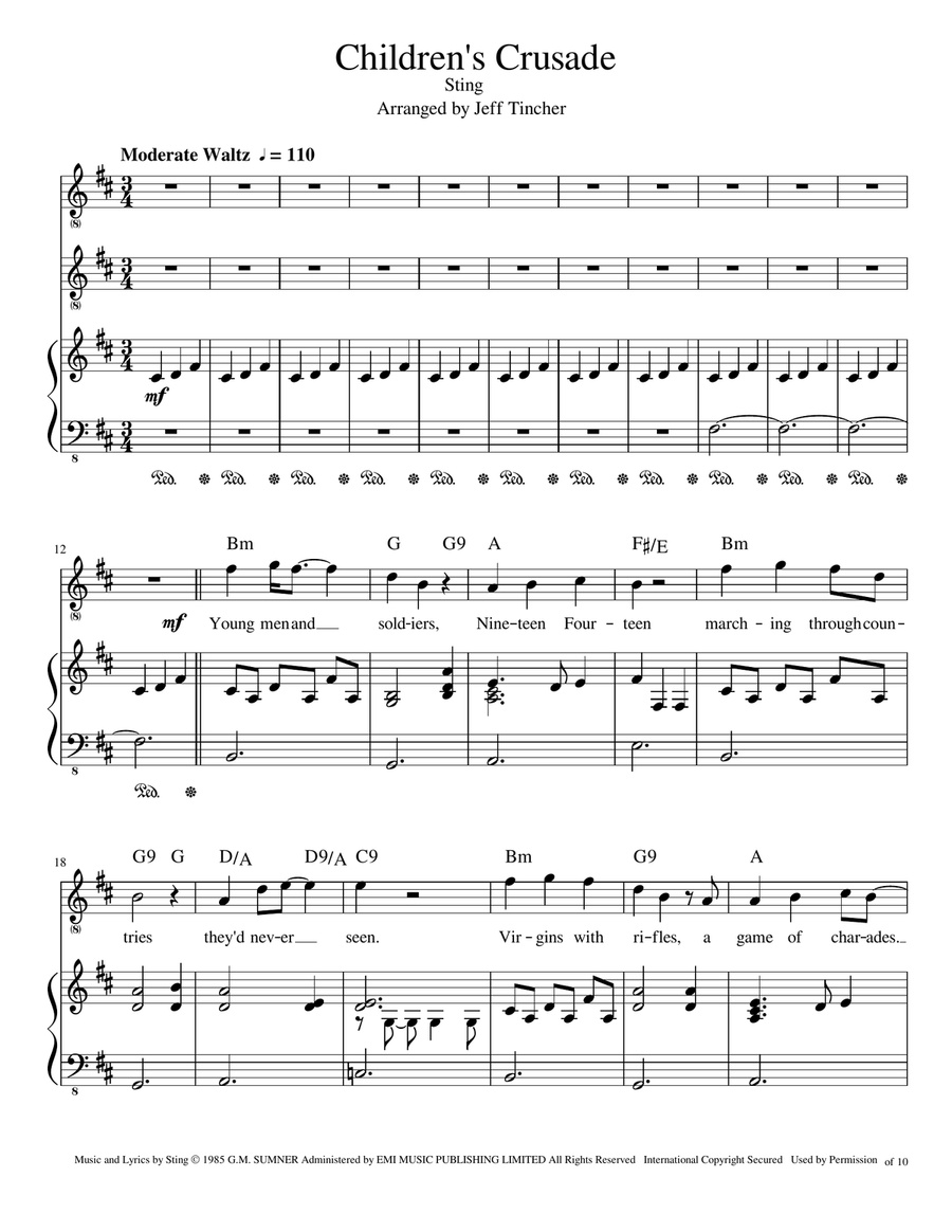 Children's Crusade Voice scores gallery preview page 2