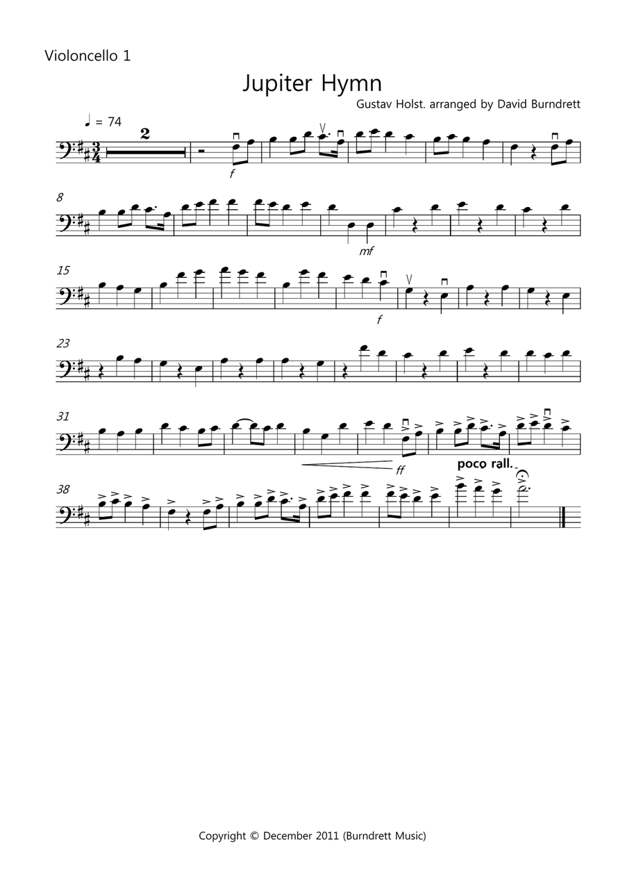 Jupiter cello store