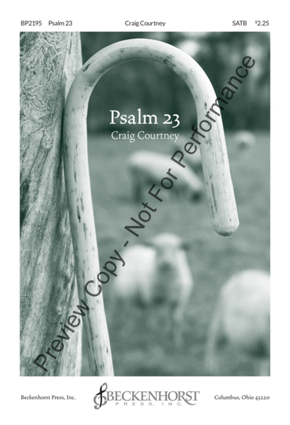 Psalm 23 (octavo) [SATB choir] image number null