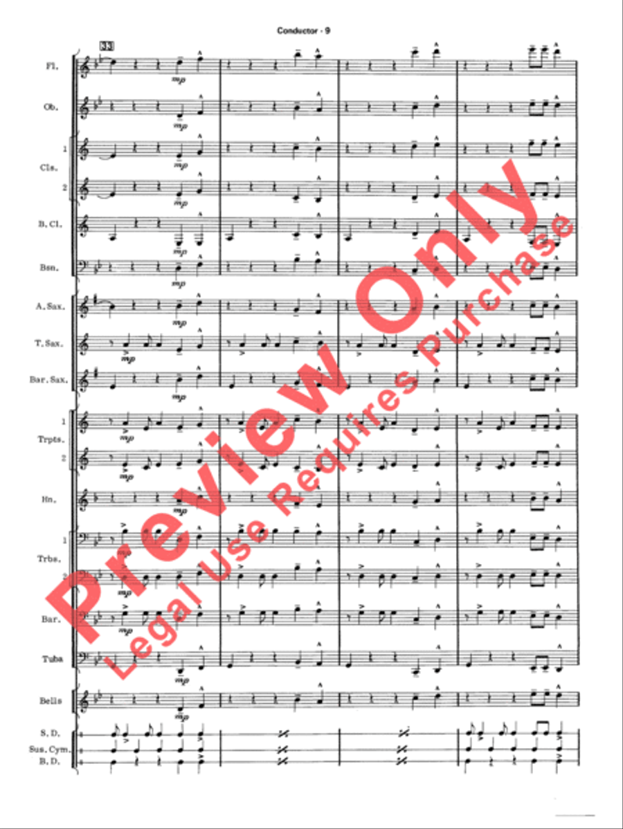 Take Five Concert Band scores gallery preview page 12