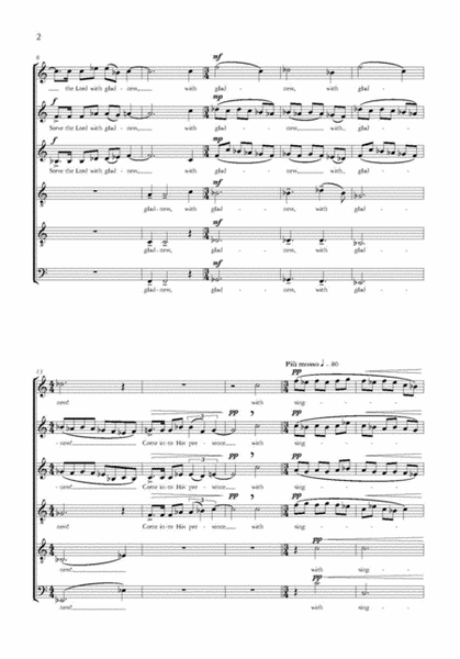 Psalm 100 for SSATTB Choir