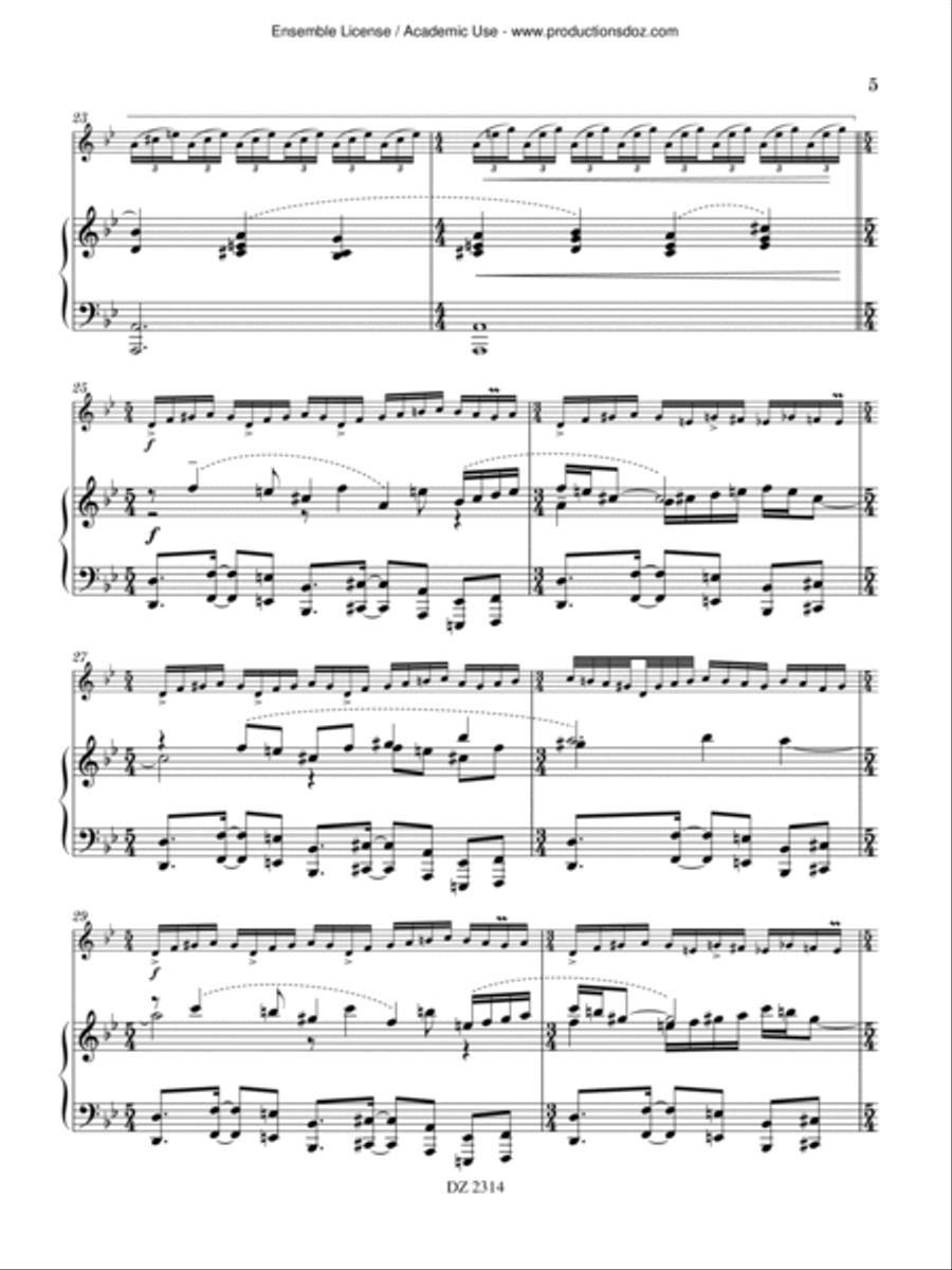 Massalia Concerto Massalia Concerto Piano Accompaniment scores gallery preview page 5