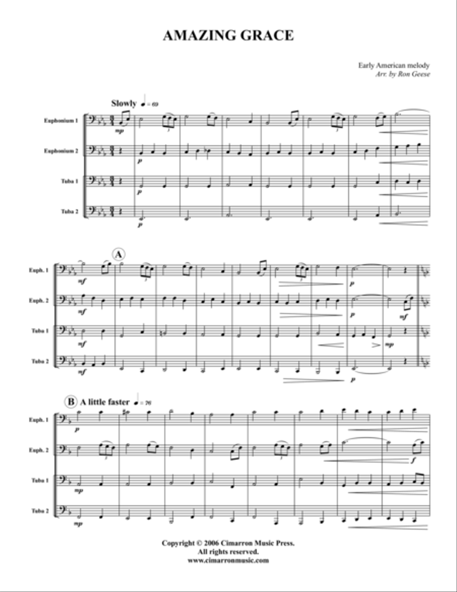 Amazing Grace EETT scores gallery preview page 1
