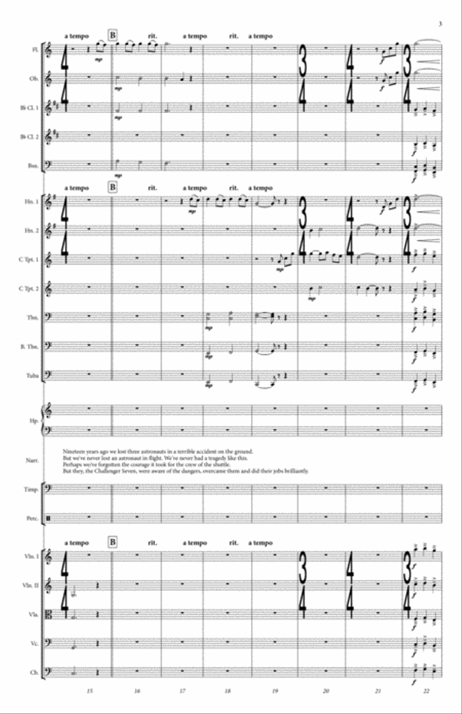 The Challenger Seven Full Orchestra scores gallery preview page 4