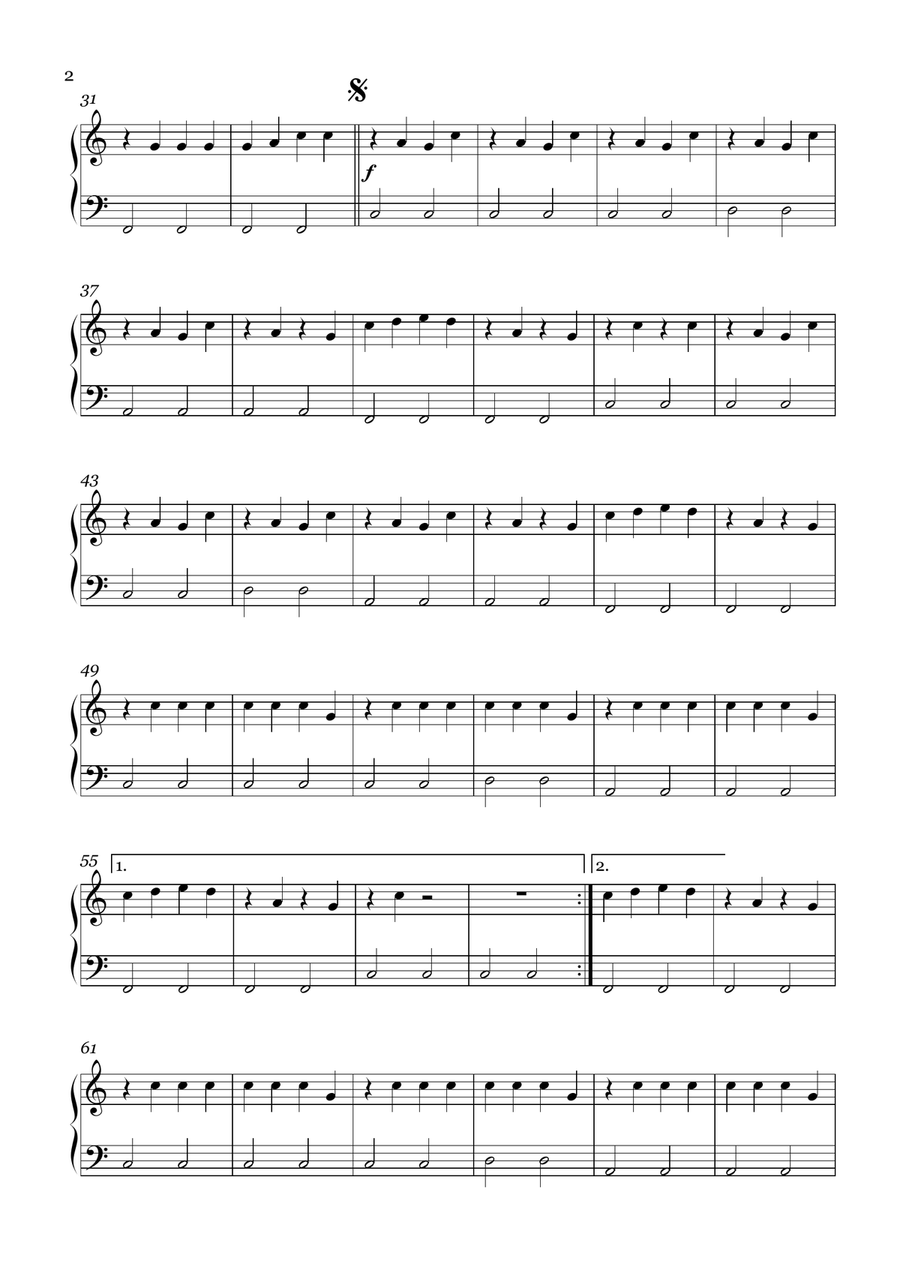 Roar Easy Piano scores gallery preview page 2