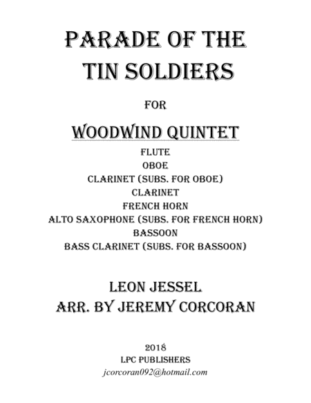 Parade of the Tin Soldiers for Woodwind Quintet image number null