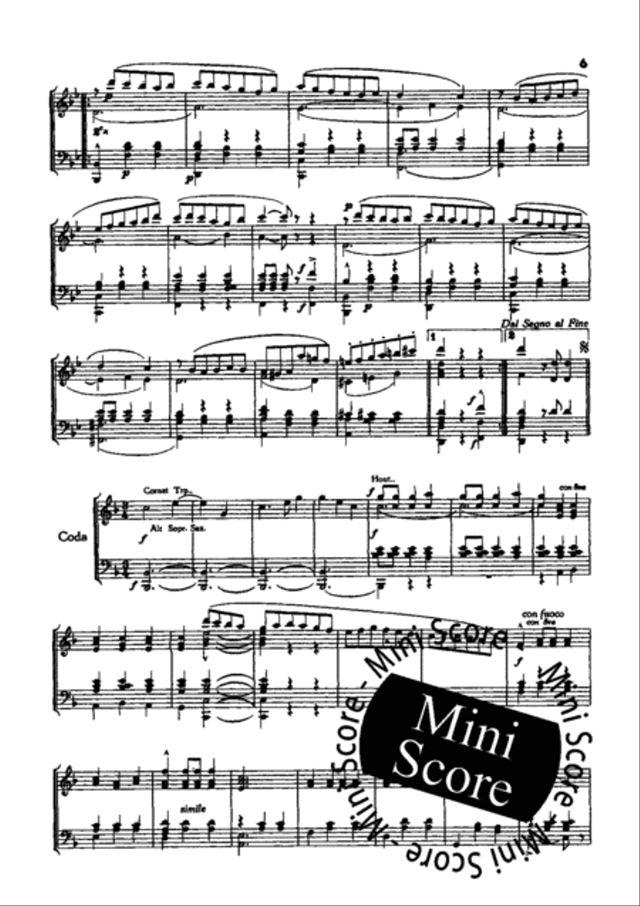 La Housarde Concert Band scores gallery preview page 8