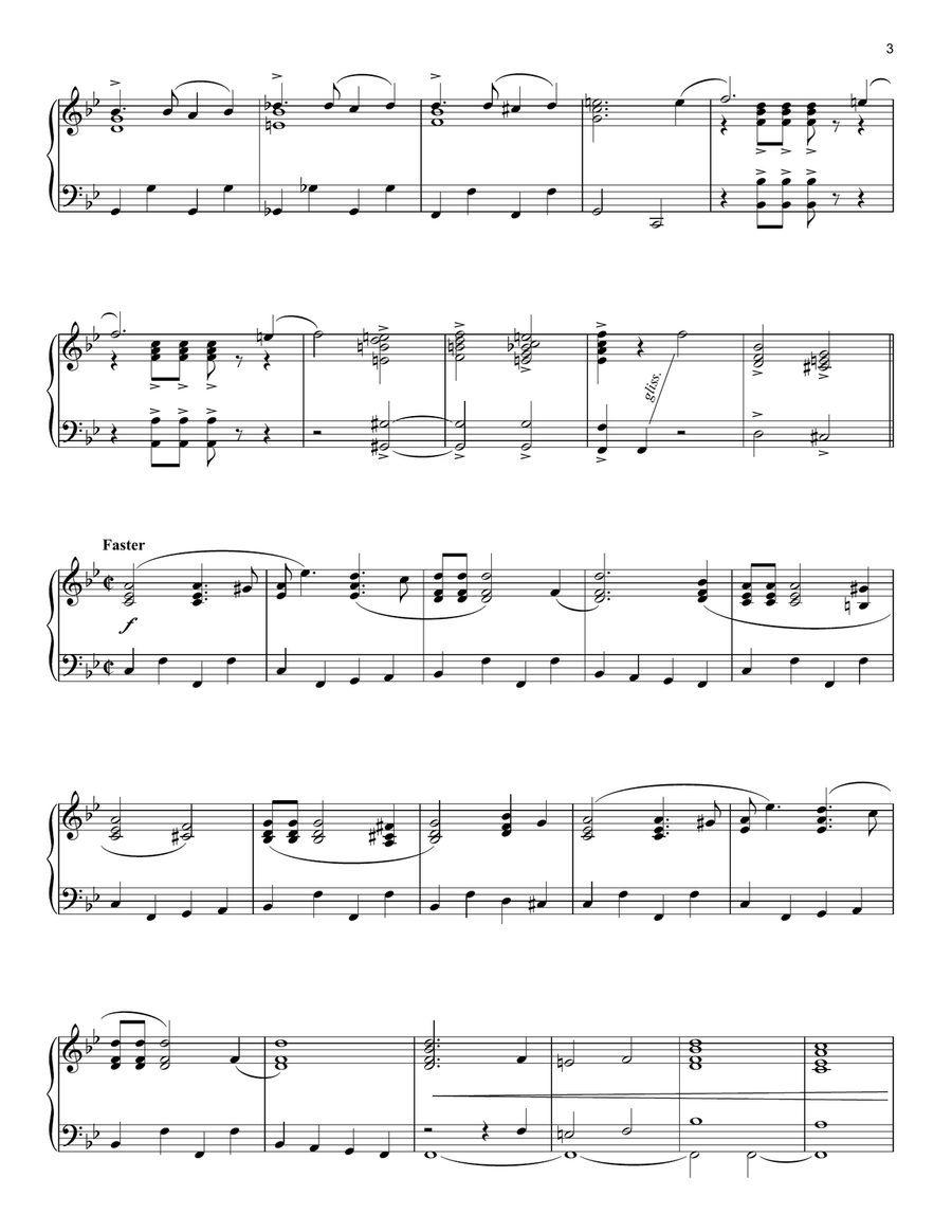 Overture (from Mary Poppins) [Classical version] Piano Solo scores gallery preview page 3