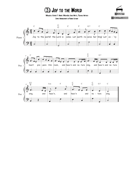 10 Christmas Carols for Beginner (Piano)