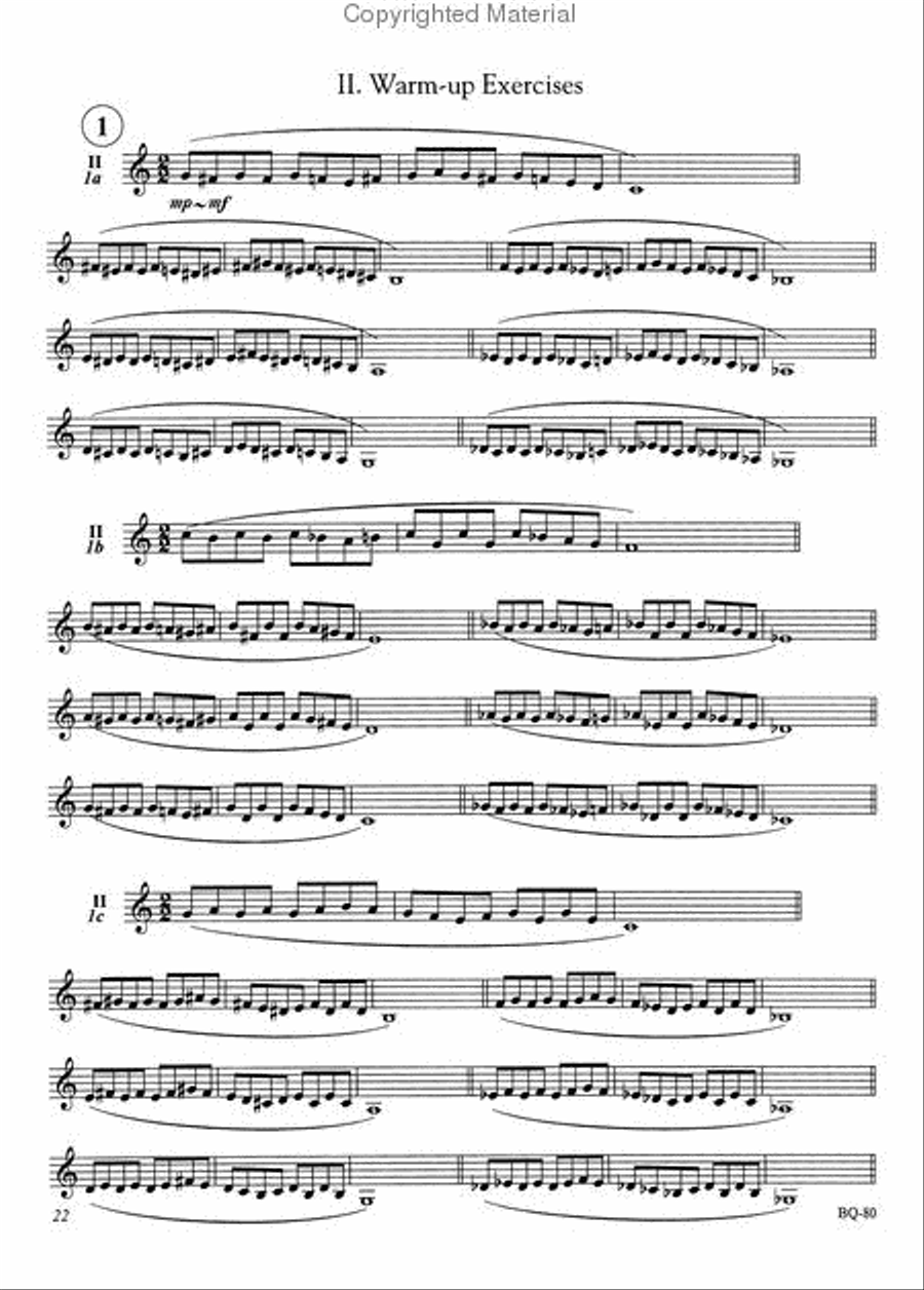 Method For Trumpet - Book 1 (Warm-Up Exercises And Etudes) B-Flat Trumpet scores gallery preview page 3