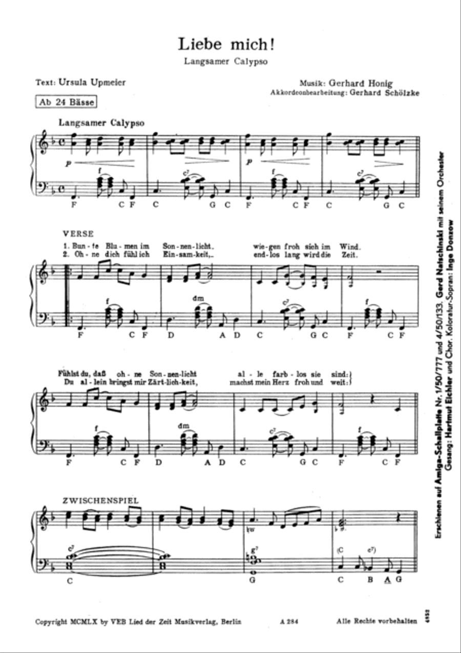 Liebe mich! Liebe mich! Voice scores gallery preview page 3