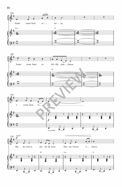 Shady Grove (Vocal Score) image number null