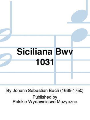 Siciliana Bwv 1031