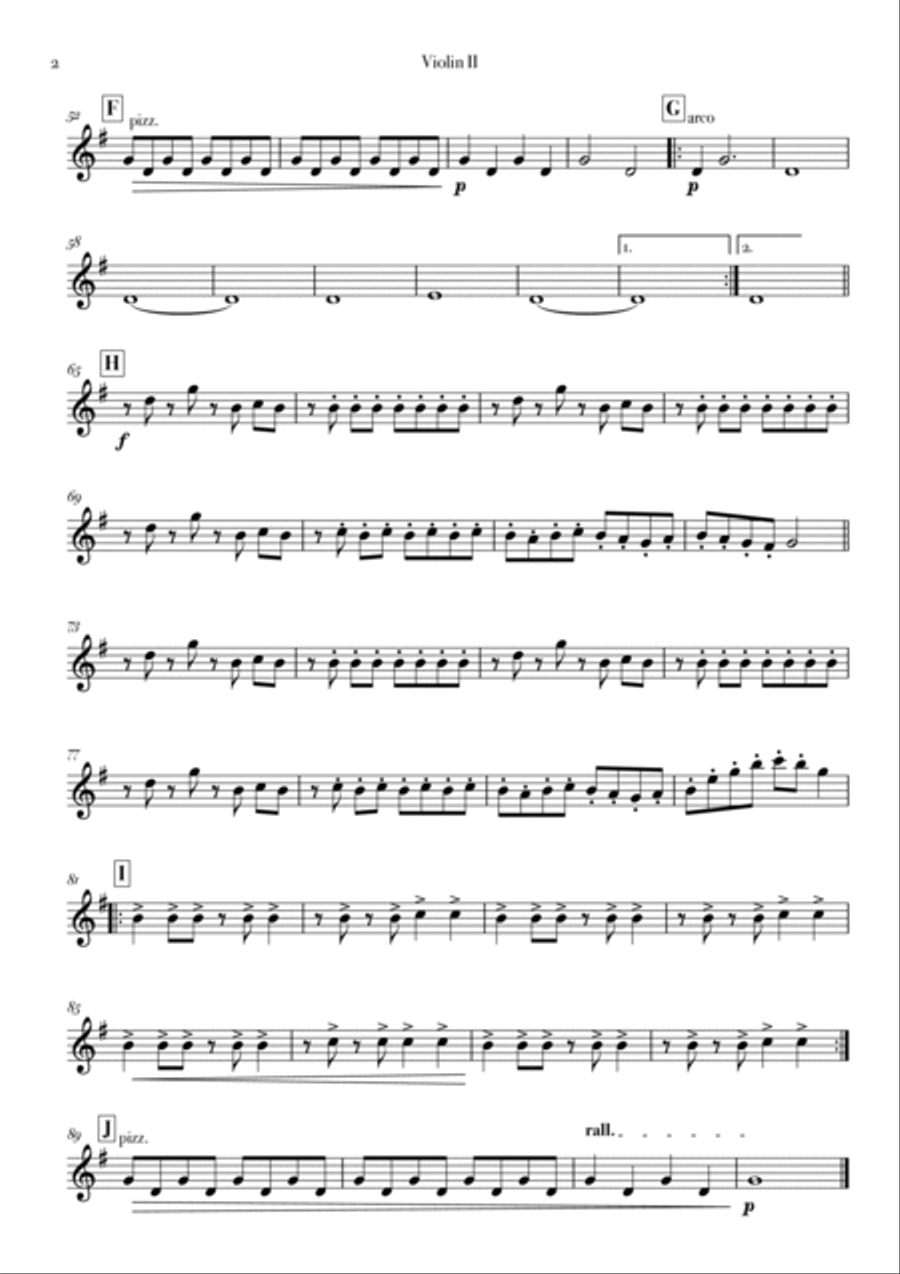 Dog Days Are Over String Quartet scores gallery preview page 4