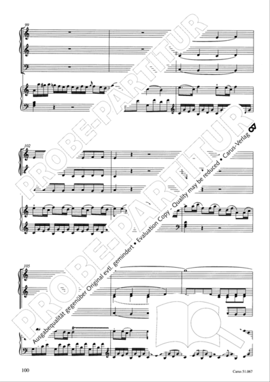 Church Sonatas Collection / Songbook scores gallery preview page 101