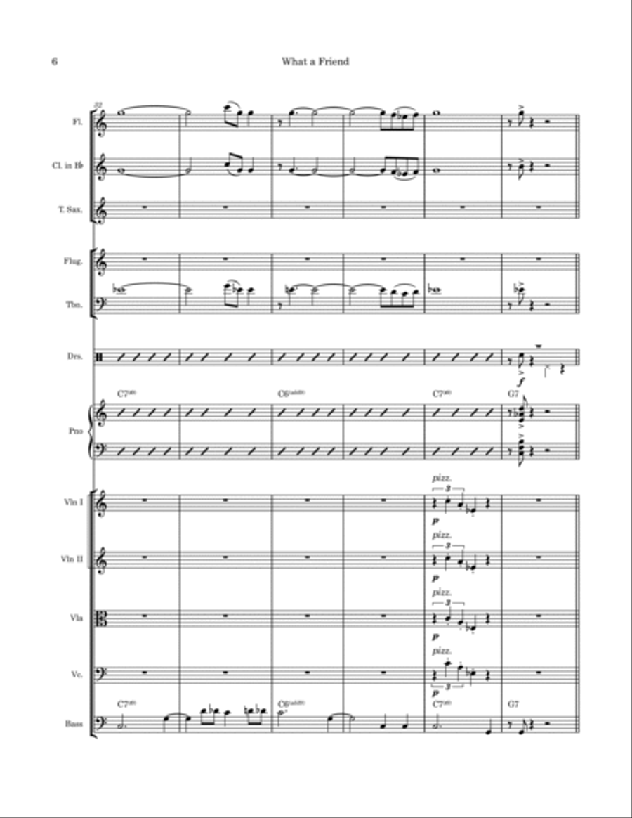 What A Friend Chamber Music scores gallery preview page 6