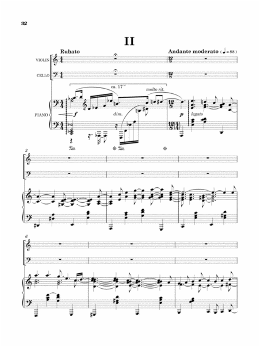 Cafe Music for Violin, Cello and Piano (Score and Parts) Piano Trio scores gallery preview page 3