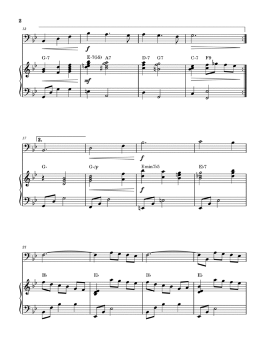 Moon River Piano scores gallery preview page 2