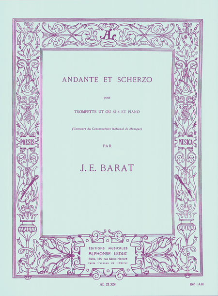 J. Edouard Barat: Andante Et Scherzo