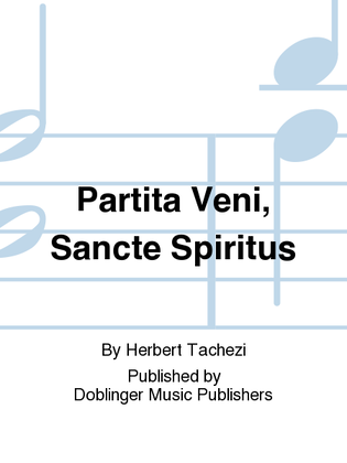 Book cover for Partita Veni,Sancte Spiritus