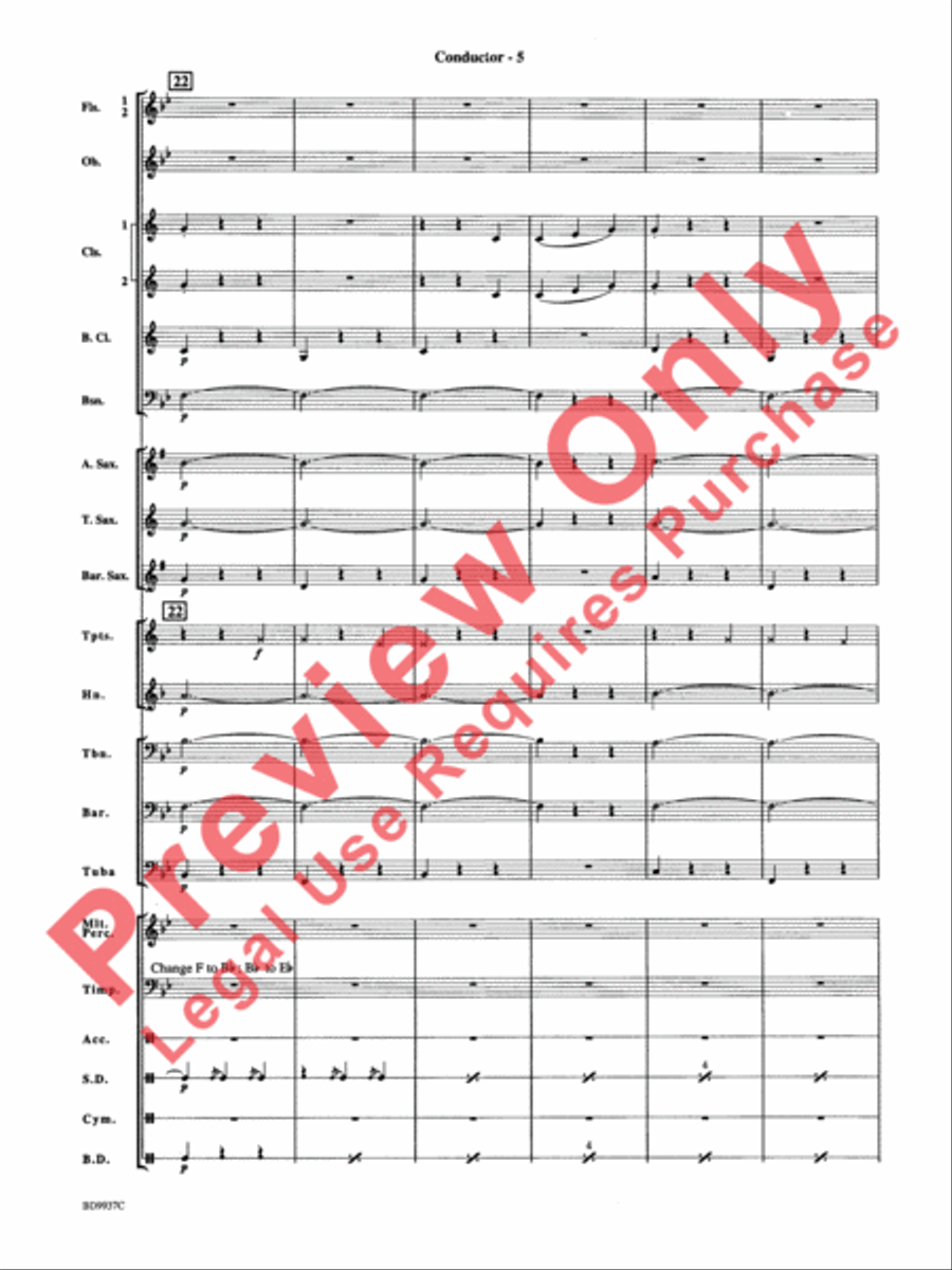 Mouthpiece Mania Concert Band scores gallery preview page 8