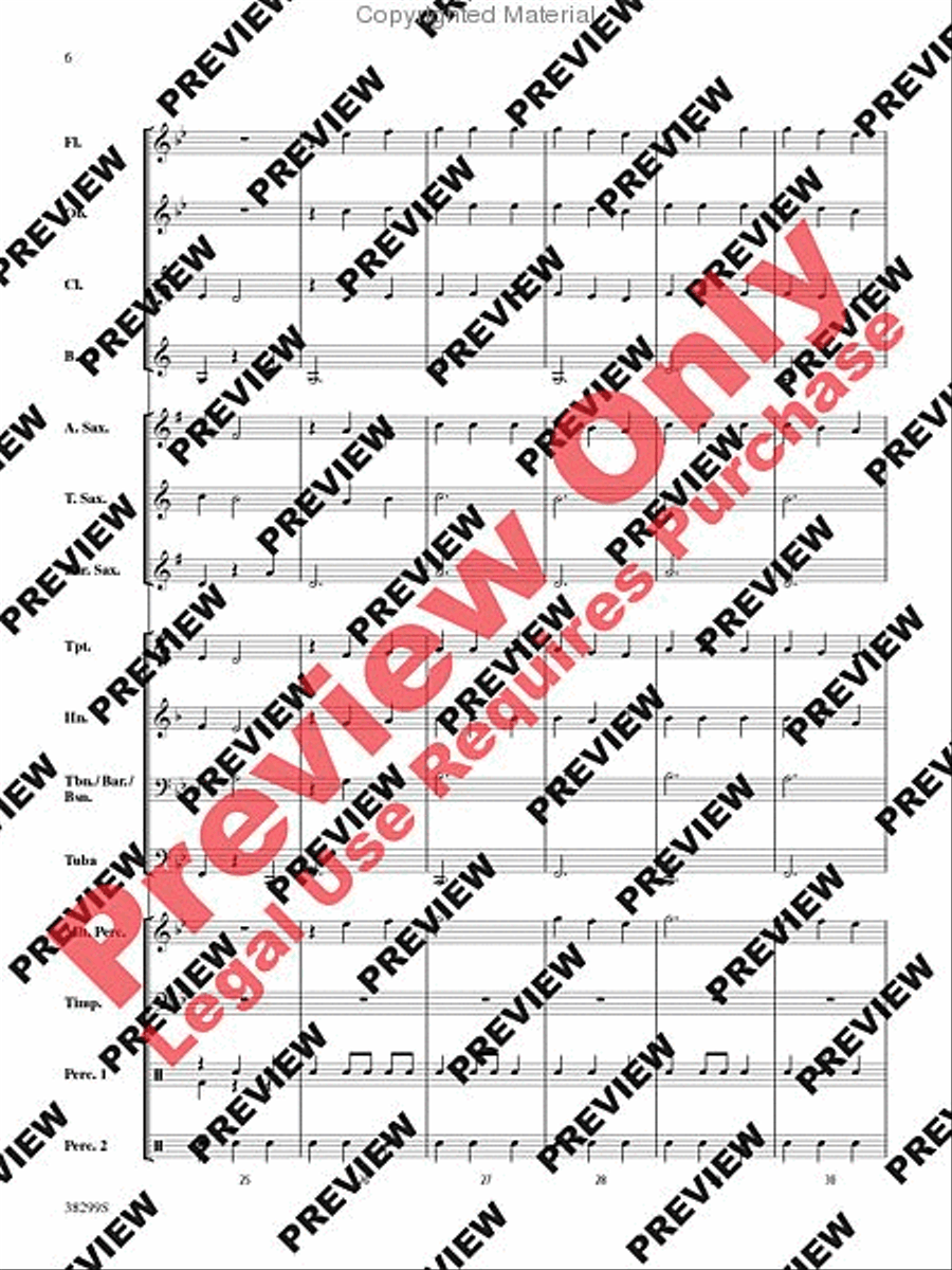 De Colores Concert Band scores gallery preview page 7