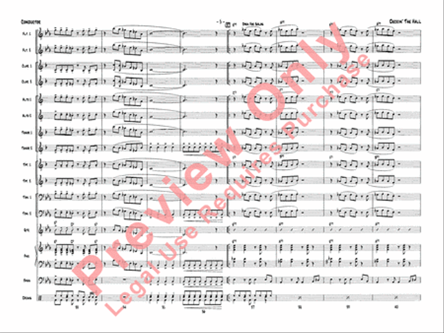 Deckin' the Hall Jazz Ensemble scores gallery preview page 8