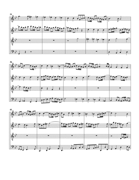 Sonata K.58 (fugue) (arrangement for 4 recorders)