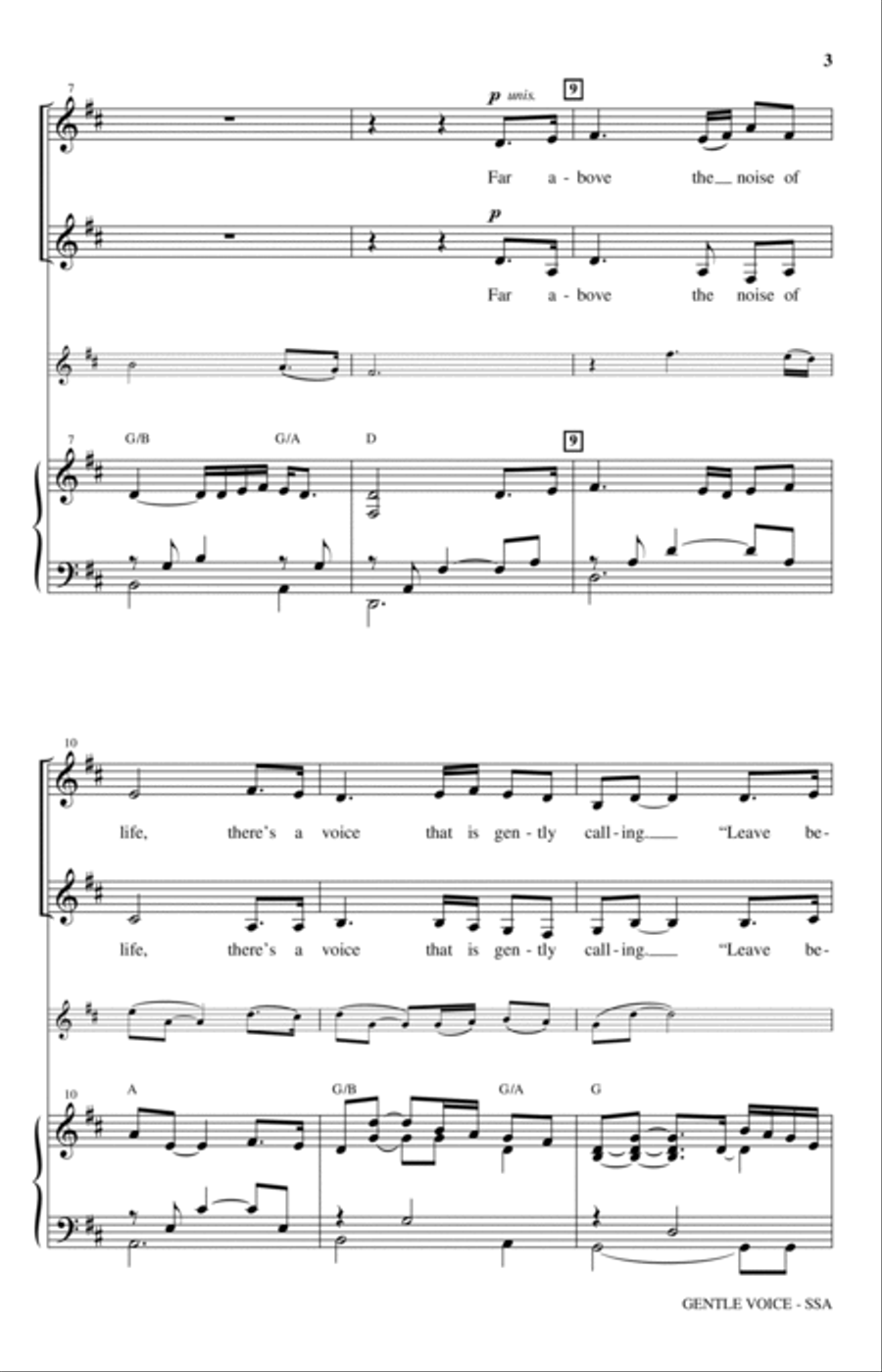 Gentle Voice Gentle Voice SSA scores gallery preview page 2