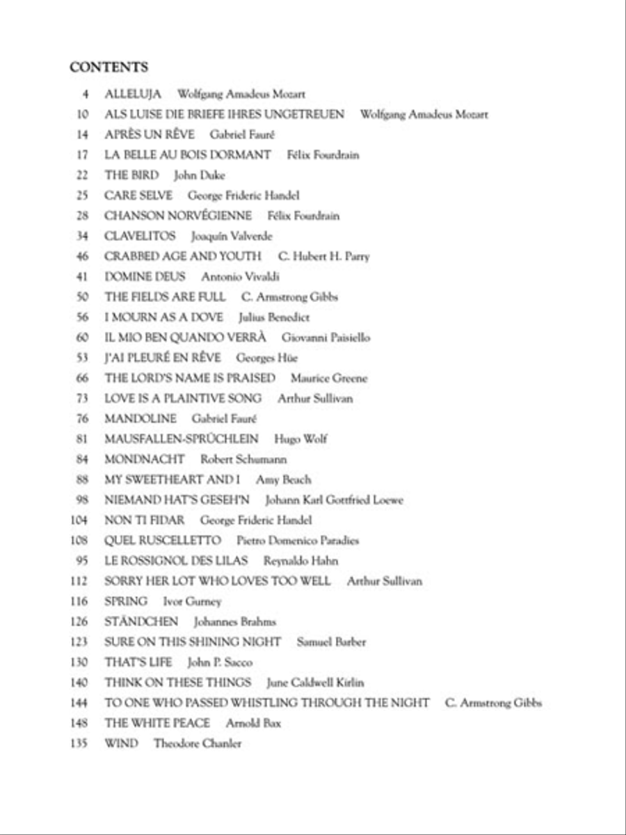 The Second Book of Soprano Solos Part II Soprano Voice scores gallery preview page 3