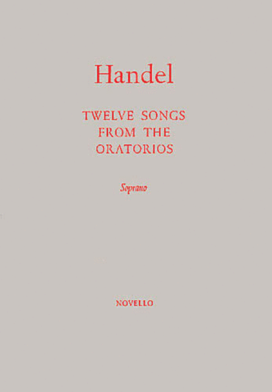 12 Songs from the Oratorios Collection / Songbook scores gallery preview page 1