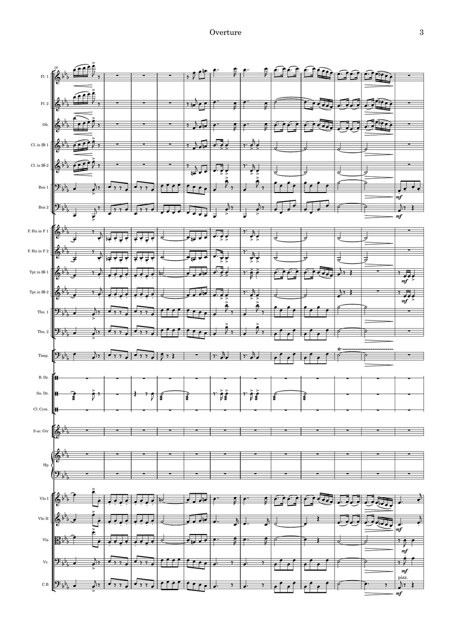 Overture Full Orchestra scores gallery preview page 3