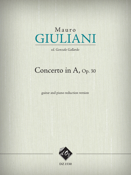 Concerto in A, Op. 30