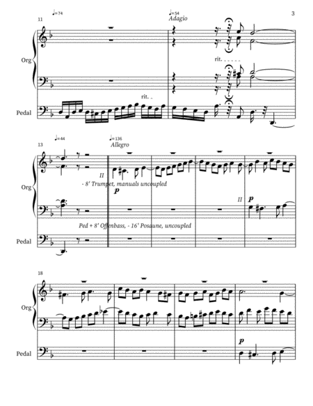 Praeludium, Chorale, & Fugue in d minor Op. 10 image number null