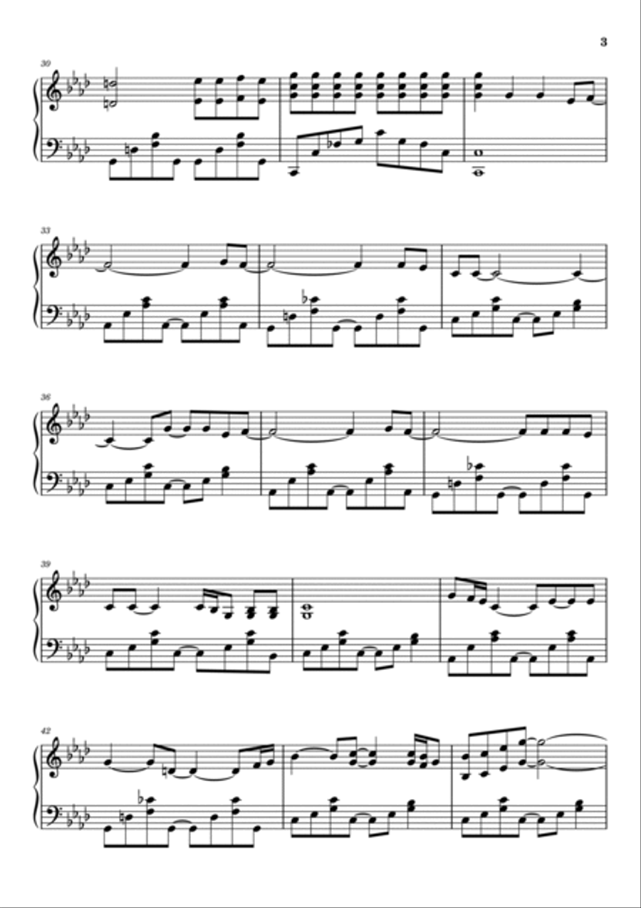 My Father's Son My Father's Son Piano Solo scores gallery preview page 3