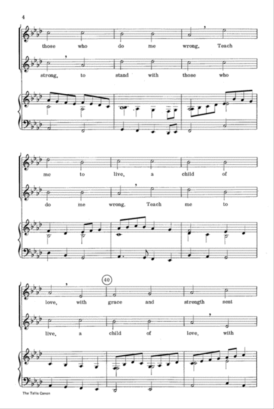 The Tallis Canon The Tallis Canon 4-Part scores gallery preview page 4