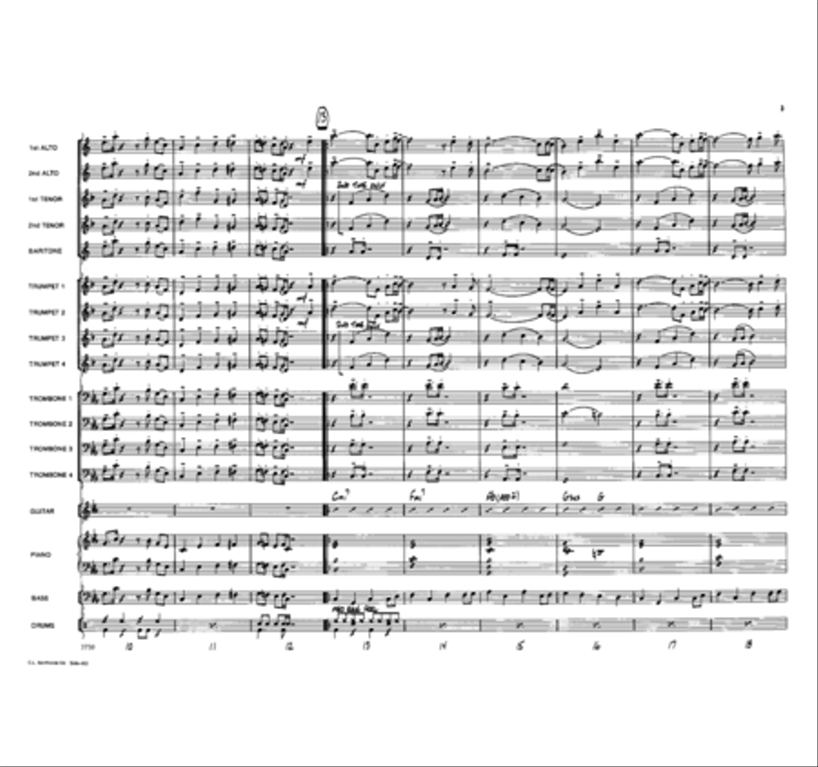 Welcome to the Warp Zone Jazz Ensemble scores gallery preview page 3