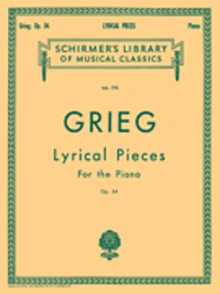 Book cover for Lyrical Pieces, Op. 54