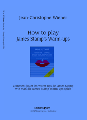 Book cover for How to play James Stamp’s Warm-ups