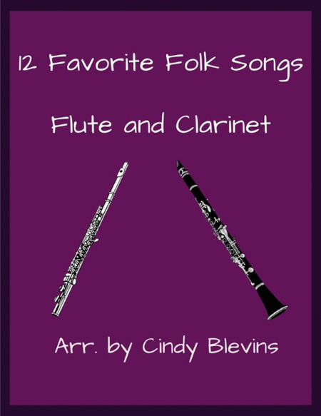 12 Favorite Folk Songs, Flute and Clarinet image number null