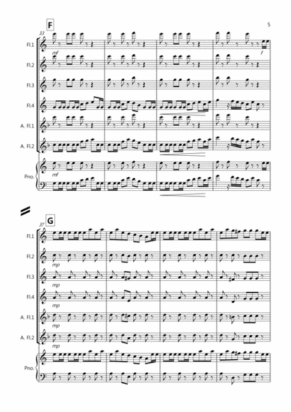 William Tell Overture for flute Quartet image number null