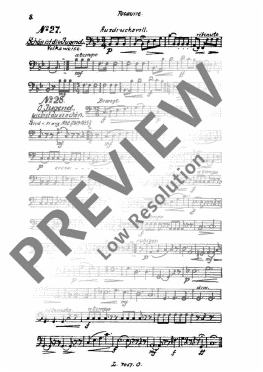 Hannovera Trombone scores gallery preview page 11