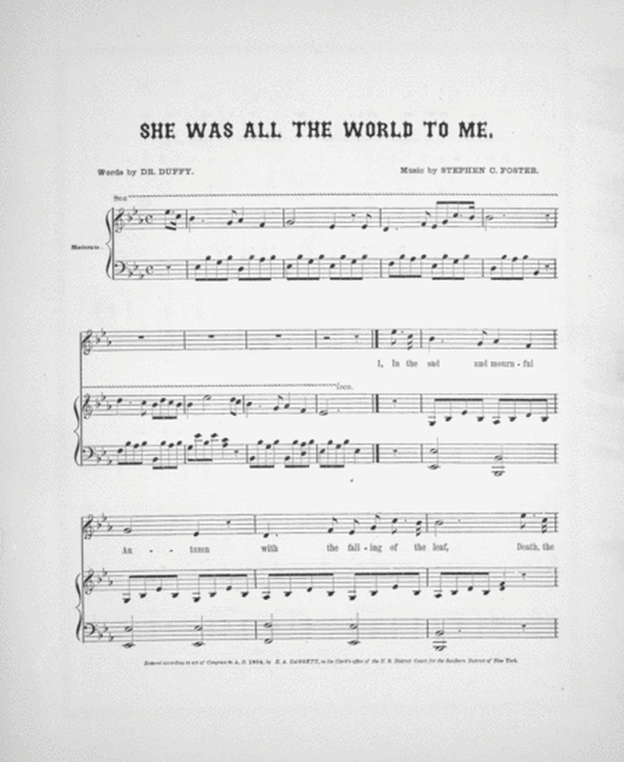 She Was All The World To Me
