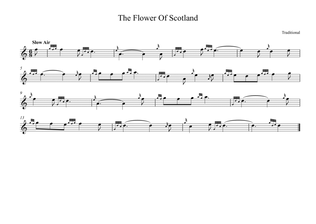 Book cover for The Flower Of Scotland For Bagpipes