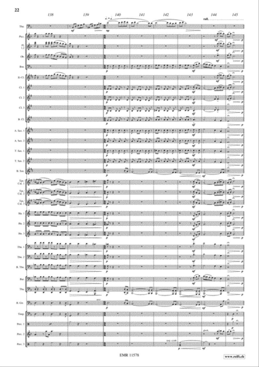 Cirrus Cirrus Concert Band scores gallery preview page 22