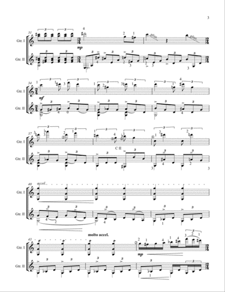 A Sunny Day in Hell Guitar scores gallery preview page 6