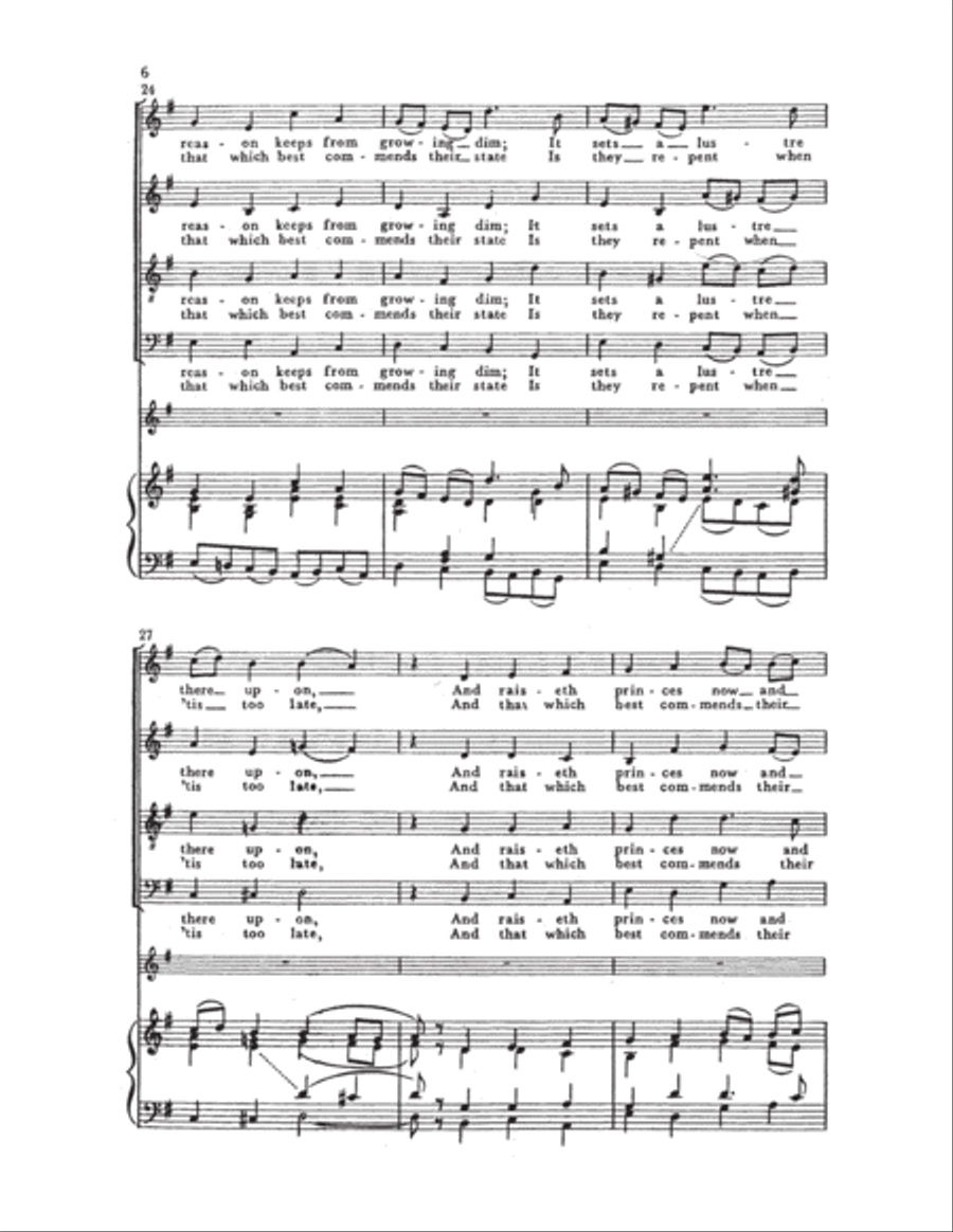 A Hymn For Scholars and Pupils 4-Part scores gallery preview page 6