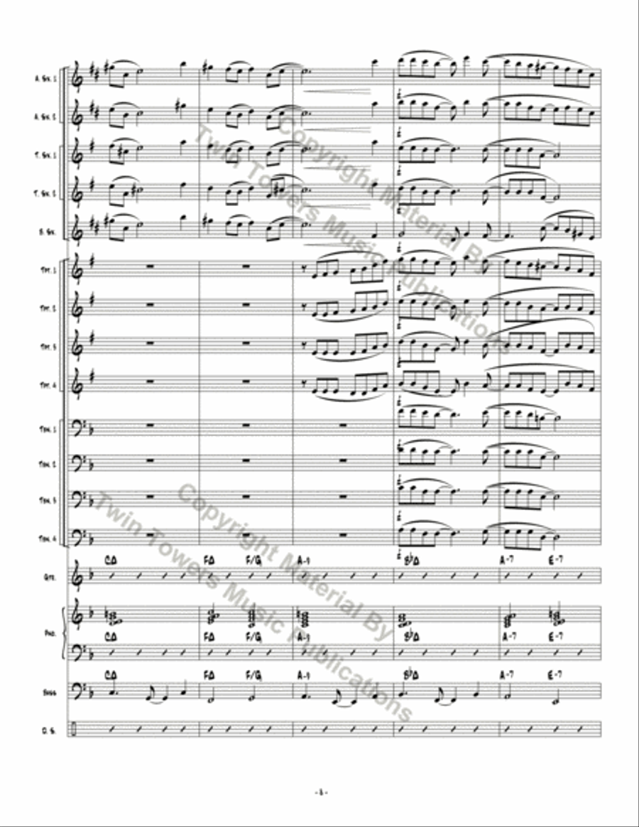Smoothitude Smoothitude Jazz Ensemble scores gallery preview page 9
